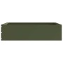 Borde de Césped Verde oliva 50 x 50 x 13 cm Acero