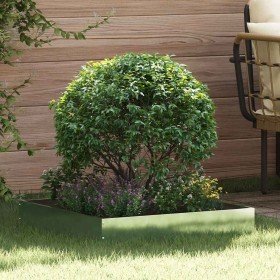 Borde de Césped 6 pcs Plateado 60 x 60 x 13 cm