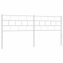 White metal headboard 200 cm by vidaXL, Headboards and footboards - Ref: Foro24-355746, Price: 33,98 €, Discount: %