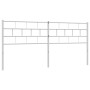 Kopfteil aus weißem Metall, 200 cm von vidaXL, Kopf- und Fußteile - Ref: Foro24-355746, Preis: 33,98 €, Rabatt: %