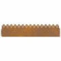 Borduras para césped 20 pcs Oxidado 103 x 0,05 x 22 cm