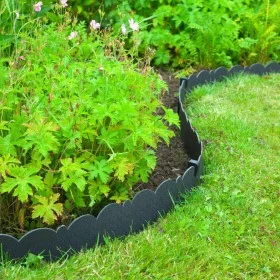 Nature Decorative garden border black 0.13x12 m 3 mm by Nature, Garden edging and edging - Ref: Foro24-446391, Price: 44,59 €...