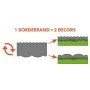 Nature Decorative garden border black 0.13x12 m 3 mm by Nature, Garden edging and edging - Ref: Foro24-446391, Price: 44,59 €...