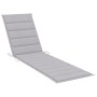 Tumbonas con mesa y cojín 2 unidades madera maciza de teca de vidaXL, Tumbonas - Ref: Foro24-3073172, Precio: 564,38 €, Descu...