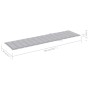 Tumbonas con mesa y cojín 2 unidades madera maciza de teca de vidaXL, Tumbonas - Ref: Foro24-3073172, Precio: 564,38 €, Descu...