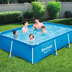 Bestway Piscina Steel Pro con estructura de acero 259x170x61 cm