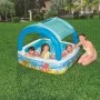 Bestway Children's pool with blue awning 140x140x114 cm by Bestway, Swimming pools - Ref: Foro24-3202424, Price: 49,31 €, Dis...