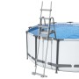 Bestway Escalera de seguridad para piscina 4 peldaños Flowclear