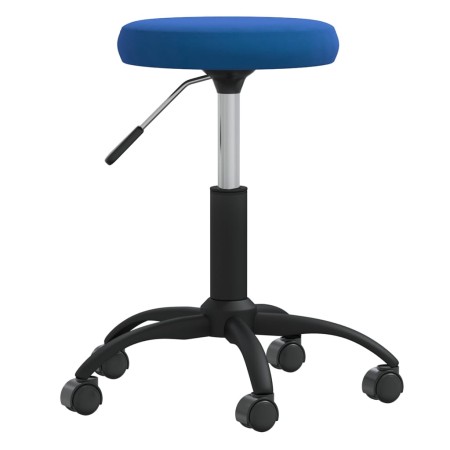 Silla de comedor de terciopelo azul en Sillas de comedor | Comprar online en Foro24