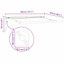 Toldo Antracita 3 x 2,5 m Metal