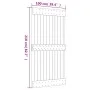 Puerta corredera con herrajes madera maciza de pino 100x210 cm de vidaXL, Puertas - Ref: Foro24-3203184, Precio: 226,09 €, De...