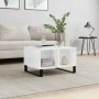 Couchtisch aus weiß glänzendem Sperrholz 60x50x36,5 cm von vidaXL, Couchtisch - Ref: Foro24-830550, Preis: 55,84 €, Rabatt: %