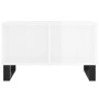Couchtisch aus weiß glänzendem Sperrholz 60x50x36,5 cm von vidaXL, Couchtisch - Ref: Foro24-830550, Preis: 56,54 €, Rabatt: %