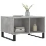 Mesa de centro madera contrachapada gris hormigón 60x50x36,5 cm de vidaXL, Mesas de centro - Ref: Foro24-830552, Precio: 51,2...