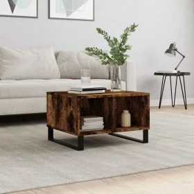 Couchtisch aus geräuchertem Eichensperrholz, 60 x 50 x 36,5 cm von vidaXL, Couchtisch - Ref: Foro24-830553, Preis: 51,16 €, R...