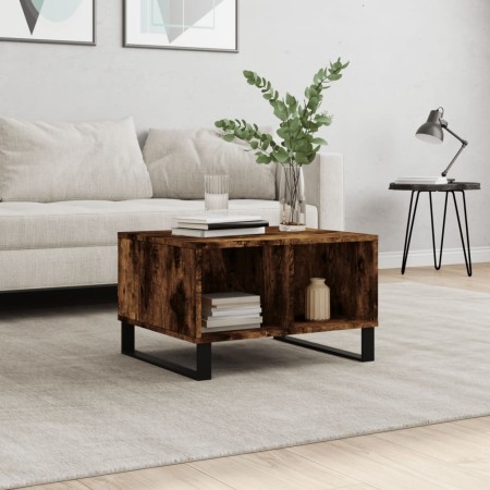 Couchtisch aus geräuchertem Eichensperrholz, 60 x 50 x 36,5 cm von vidaXL, Couchtisch - Ref: Foro24-830553, Preis: 51,82 €, R...