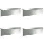 Cercas para caracoles 8 pcs Plateado Acero Galvanizado
