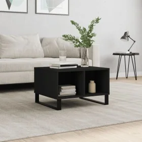 Couchtisch aus schwarzem Sperrholz, 60 x 50 x 36,5 cm von vidaXL, Couchtisch - Ref: Foro24-830549, Preis: 52,73 €, Rabatt: %