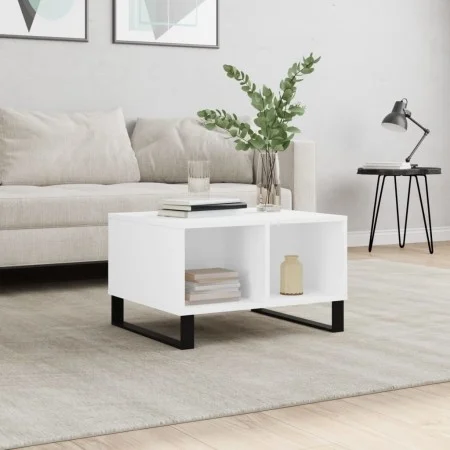 Couchtisch aus weißem Sperrholz, 60 x 50 x 36,5 cm von vidaXL, Couchtisch - Ref: Foro24-830548, Preis: 50,74 €, Rabatt: %
