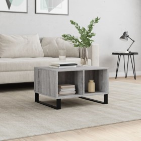 Sonoma-Couchtisch aus grauem Sperrholz, 60 x 50 x 36,5 cm von vidaXL, Couchtisch - Ref: Foro24-830554, Preis: 53,41 €, Rabatt: %