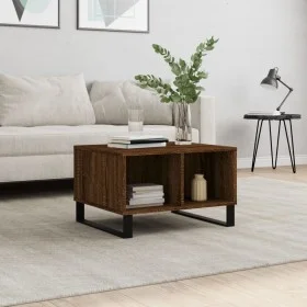 Couchtisch aus braunem Eichensperrholz, 60 x 50 x 36,5 cm von vidaXL, Couchtisch - Ref: Foro24-830555, Preis: 50,74 €, Rabatt: %
