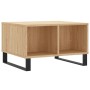 Mesa de centro madera contrachapada roble Sonoma 60x50x36,5 cm de vidaXL, Mesas de centro - Ref: Foro24-830551, Precio: 51,93...