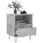 Bedside table made of gray concrete engineered wood, 40x35x50 cm by vidaXL, Nightstands - Ref: Foro24-830628, Price: 41,12 €,...
