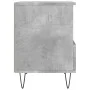 Bedside table made of gray concrete engineered wood, 40x35x50 cm by vidaXL, Nightstands - Ref: Foro24-830628, Price: 41,12 €,...