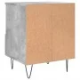 Bedside table made of gray concrete engineered wood, 40x35x50 cm by vidaXL, Nightstands - Ref: Foro24-830628, Price: 41,12 €,...