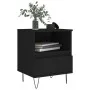 Schwarzer Nachttisch aus Sperrholz, 40 x 35 x 50 cm von vidaXL, Nachttische - Ref: Foro24-830622, Preis: 48,00 €, Rabatt: %