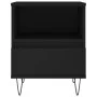 Schwarzer Nachttisch aus Sperrholz, 40 x 35 x 50 cm von vidaXL, Nachttische - Ref: Foro24-830622, Preis: 48,00 €, Rabatt: %