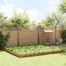 Cercas para caracoles 20 pcs Oxidado Acero autopatinable