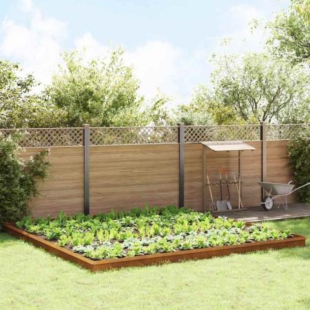 Cercas para caracoles 20 pcs Oxidado Acero autopatinable