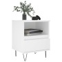 Weißer Nachttisch aus Sperrholz, 40 x 35 x 50 cm von vidaXL, Nachttische - Ref: Foro24-830620, Preis: 46,19 €, Rabatt: %