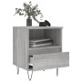 Mesita de noche 2 uds madera ingeniería gris Sonoma 40x35x50 cm de vidaXL, Mesitas de noche - Ref: Foro24-830633, Precio: 70,...