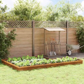 Cercas para caracoles 16 pcs Oxidado Acero autopatinable