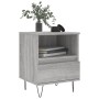 Mesita de noche madera de ingeniería gris Sonoma 40x35x50 cm de vidaXL, Mesitas de noche - Ref: Foro24-830632, Precio: 40,32 €