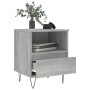 Mesita de noche madera de ingeniería gris Sonoma 40x35x50 cm de vidaXL, Mesitas de noche - Ref: Foro24-830632, Precio: 40,32 €