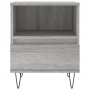 Mesita de noche madera de ingeniería gris Sonoma 40x35x50 cm de vidaXL, Mesitas de noche - Ref: Foro24-830632, Precio: 40,32 €