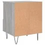 Sonoma grauer Nachttisch aus Holzwerkstoff, 40 x 35 x 50 cm von vidaXL, Nachttische - Ref: Foro24-830632, Preis: 39,91 €, Rab...