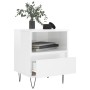 Nachttische 2 Stück glänzend weißes Holzwerkstoff 40x35x50 cm von vidaXL, Nachttische - Ref: Foro24-830625, Preis: 75,96 €, R...