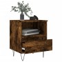 Nachttisch aus geräuchertem Eichenholzwerkstoff, 40 x 35 x 50 cm von vidaXL, Nachttische - Ref: Foro24-830630, Preis: 39,35 €...