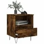 Smoked oak engineered wood bedside table 40x35x50 cm by vidaXL, Nightstands - Ref: Foro24-830630, Price: 38,90 €, Discount: %