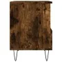 Smoked oak engineered wood bedside table 40x35x50 cm by vidaXL, Nightstands - Ref: Foro24-830630, Price: 38,90 €, Discount: %