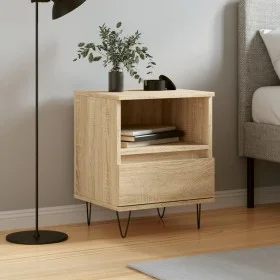 Nachttisch aus Sonoma-Eichenholzwerkstoff, 40 x 35 x 50 cm von vidaXL, Nachttische - Ref: Foro24-830626, Preis: 47,69 €, Raba...