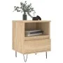 Mesita de noche madera de ingeniería roble Sonoma 40x35x50 cm de vidaXL, Mesitas de noche - Ref: Foro24-830626, Precio: 47,69...