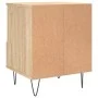 Mesita de noche madera de ingeniería roble Sonoma 40x35x50 cm de vidaXL, Mesitas de noche - Ref: Foro24-830626, Precio: 47,69...