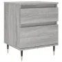 Bedside table 2 pcs Sonoma gray engineered wood 40x35x50 cm by vidaXL, Nightstands - Ref: Foro24-830665, Price: 76,57 €, Disc...