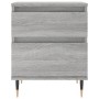 Nachttisch 2 Stk. Sonoma graues Holzwerkstoff 40x35x50 cm von vidaXL, Nachttische - Ref: Foro24-830665, Preis: 77,59 €, Rabat...