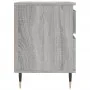 Bedside table 2 pcs Sonoma gray engineered wood 40x35x50 cm by vidaXL, Nightstands - Ref: Foro24-830665, Price: 76,57 €, Disc...
